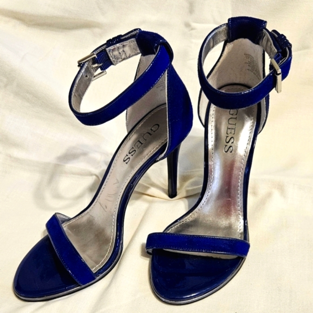 Guess Stilettos Blue Size 7
